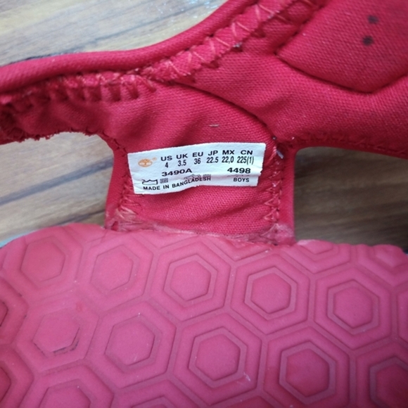 Timberland Sandal Size 4 Boys - Picture 7 of 8